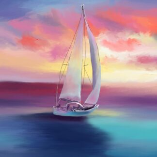Sailing Away Fine Art Print