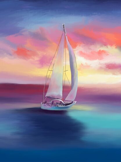 Sailing Away Fine Art Print