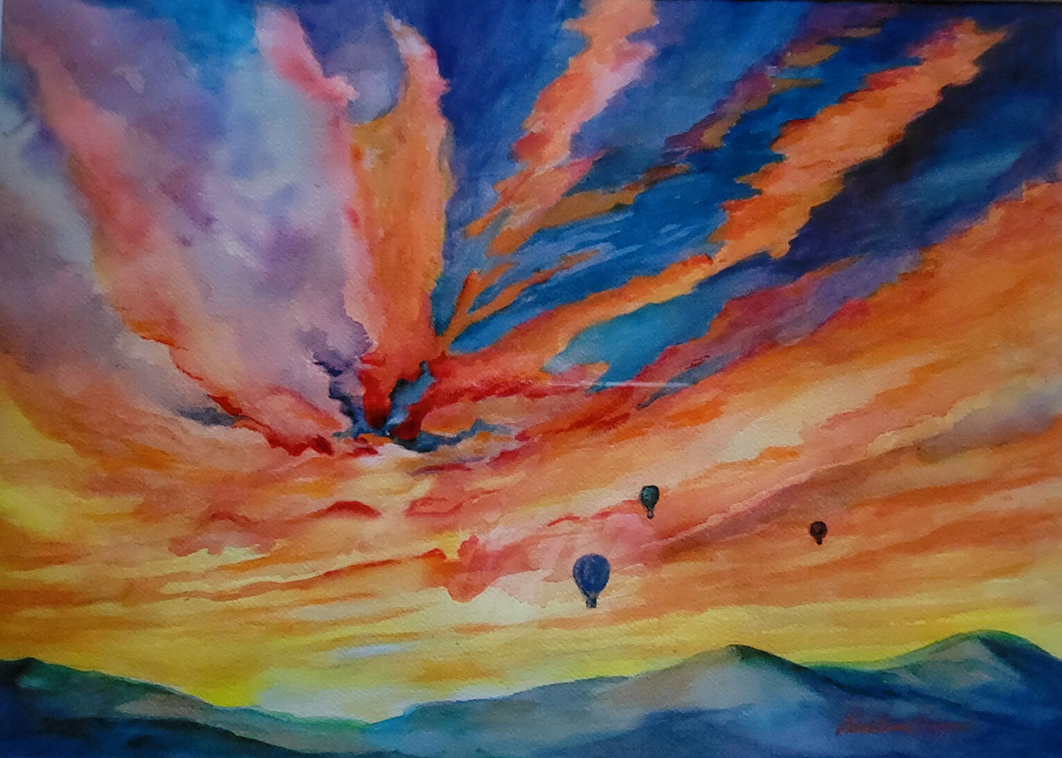 New Mexico Sunset Balloons