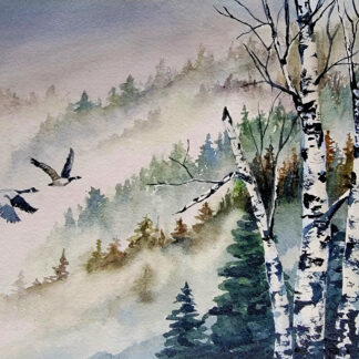 Geese Flying Home