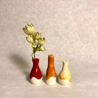 Trio of Mini Vases
