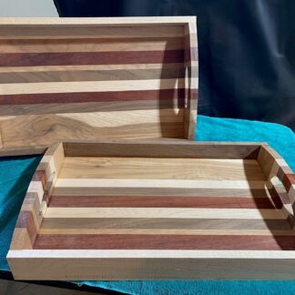 Multi-Hardwood Serving Trays