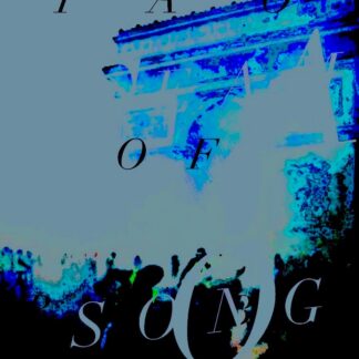 Blue Horse Running at Night