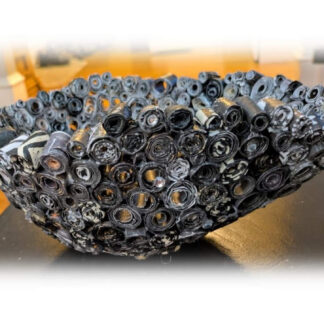 Teardrop Black Bowl