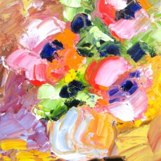 Still Life With Pink Blossoms