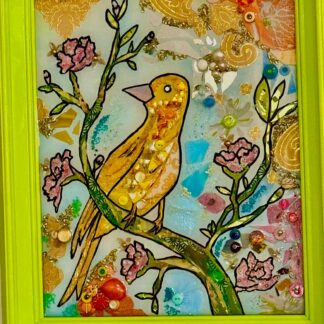 Midcentury Yellow Bird